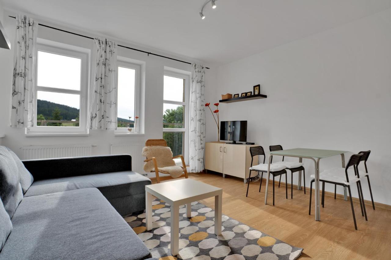Horsky Apartman Klinovec 4 Loučná pod Klínovcem エクステリア 写真