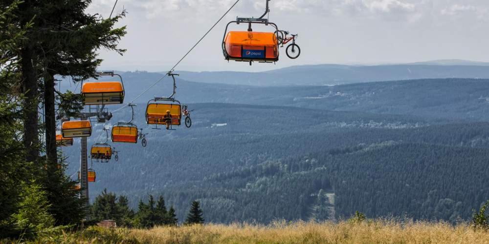 Horsky Apartman Klinovec 4 Loučná pod Klínovcem エクステリア 写真